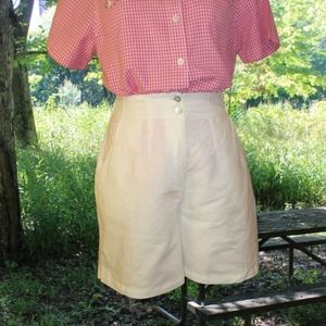 Vintage 90s White Casual Shorts